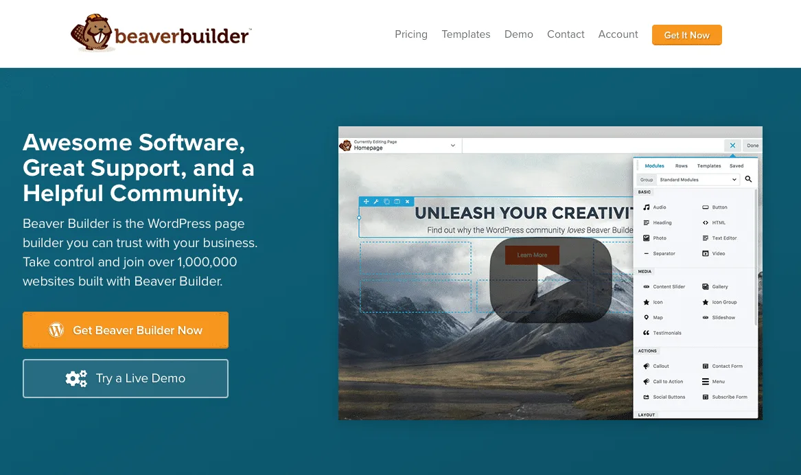 Beaver WordPress Page Builder