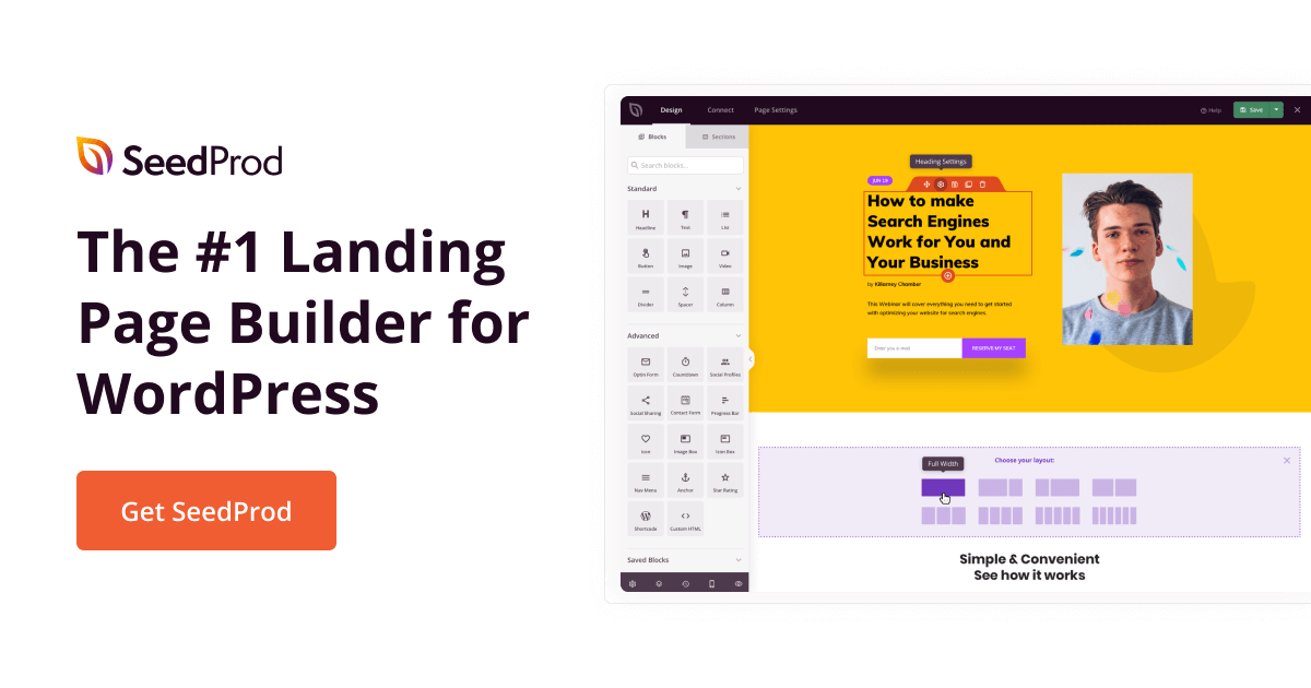 SeedProd WordPress Page Builder