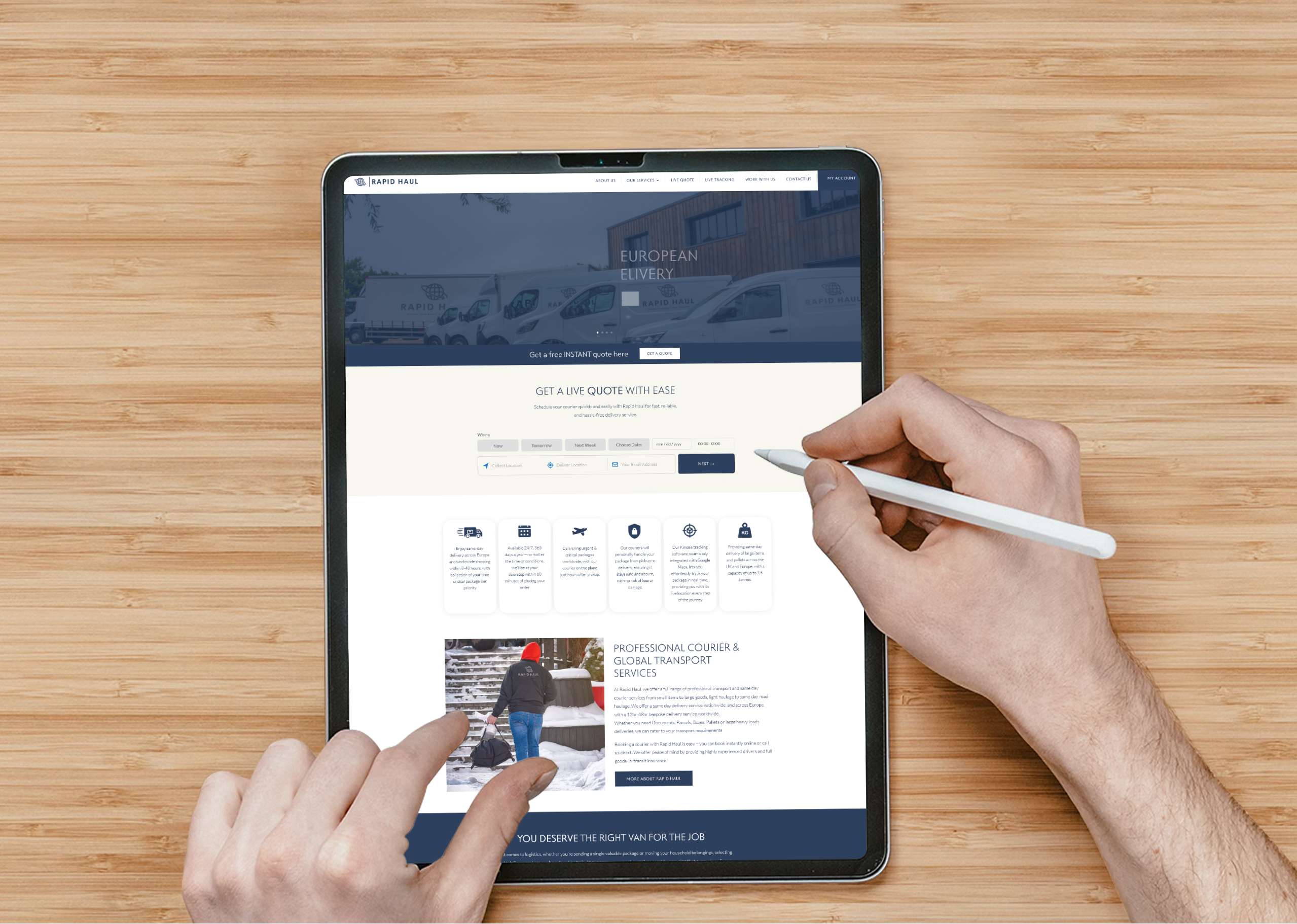 drawing on tablet screen sockup 1